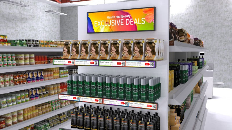 Ultra-Wide Stretched Bar Displays | 37"