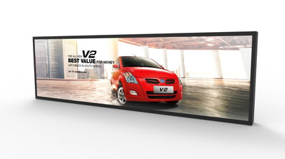 Ultra-Wide Stretched Bar Displays | 37"