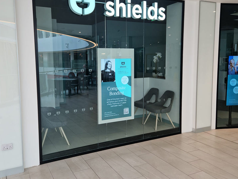 Hanging Double-Sided Window Display