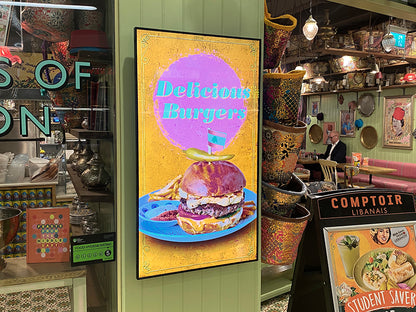 High Vibrance Android Advertising Display