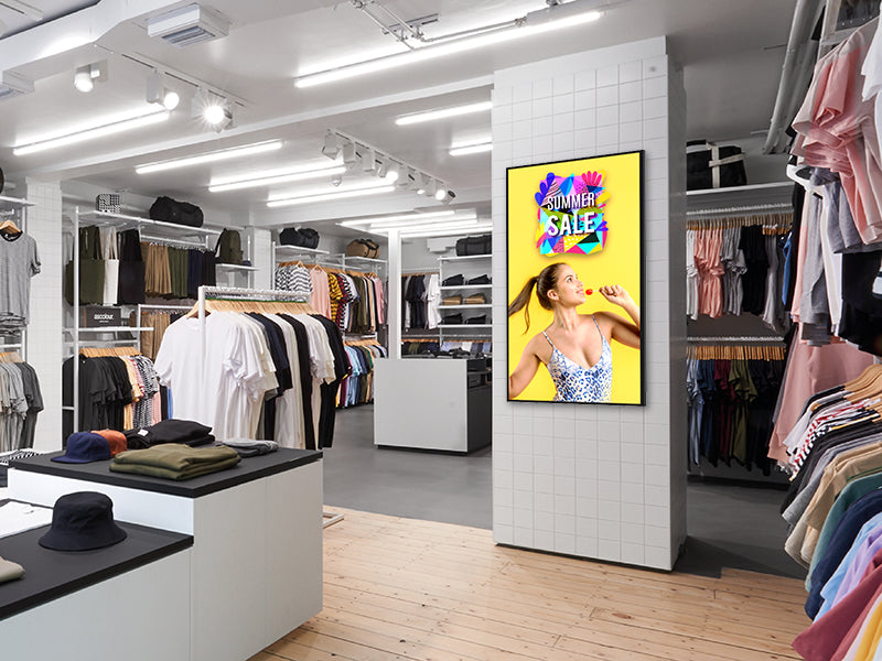 High Vibrance Android Advertising Display