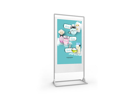 Superslim Freestanding Double-Sided Digital Poster