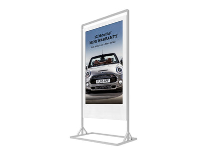 Superslim Freestanding Double-Sided Digital Poster