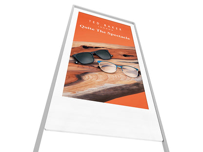 Superslim Freestanding Double-Sided Digital Poster