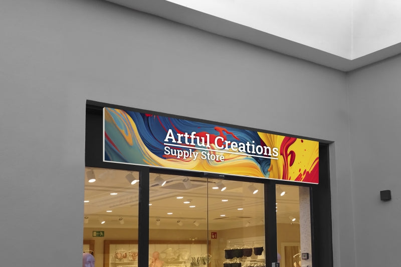 Outdoor LED Shopfront Fascia Display | P4 & P6