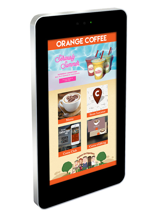 Wall-Mounted PCAP Outdoor Touch Screens